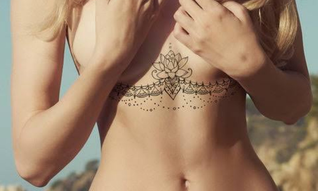 Top Underboob Tattoo Designs For Women