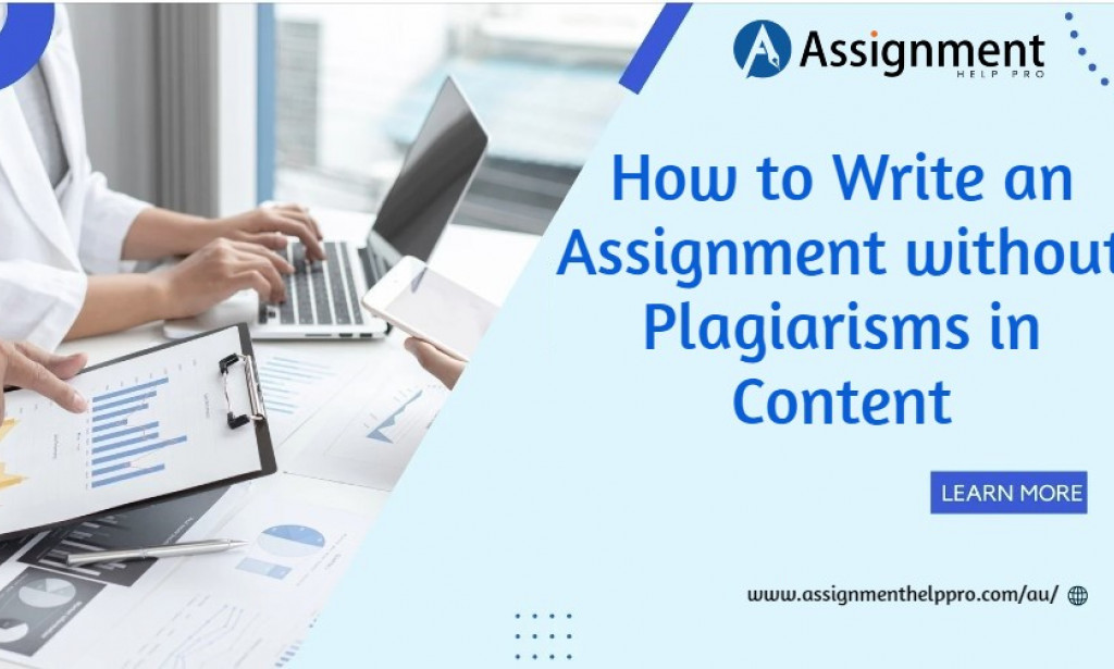 how to write an assignment without plagiarism