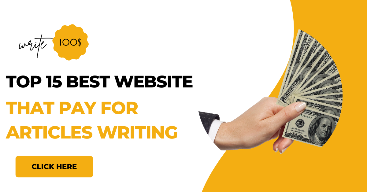 Top Best Website That Pay For Articles Writing